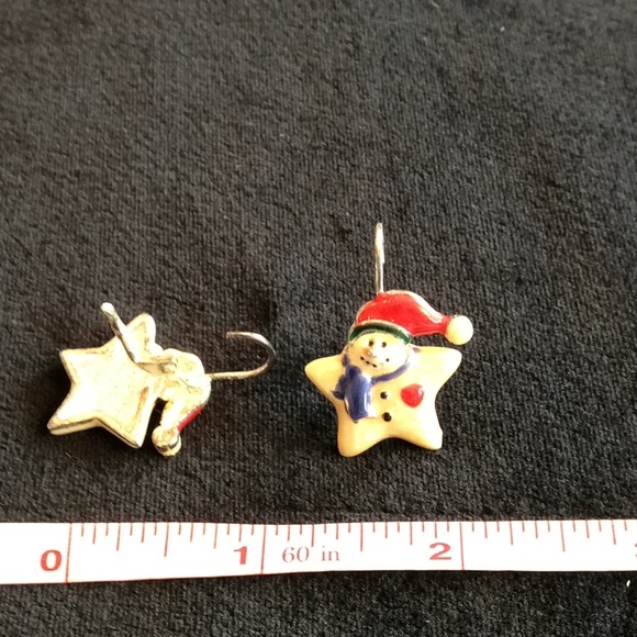 Vintage NWOT Snowman Brooch & Earrings - Picture 5 of 5